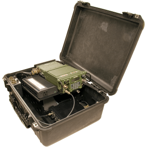 INTEGRATED MULTI-BAND / SATCOM AMPLIFIED CASE FOR PRC-117G - ABP-ISC-50G-RMB2