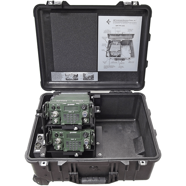 Two AN/PRC-117G Integrated Communications Case - ABP